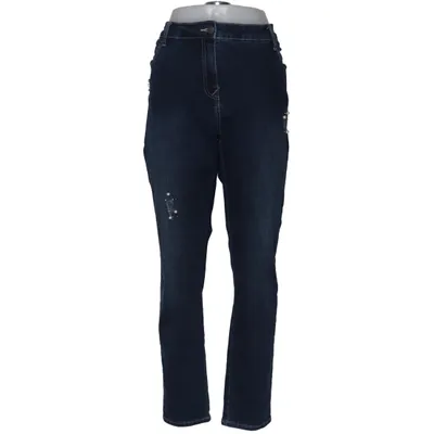 Spijkerbroek (Blauw) van Punt Roma Katoen, Polyester
