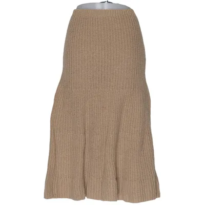 Jupe longue (Beige) de Gimaguas Laine d'alpaga, Mohair, Polyamide