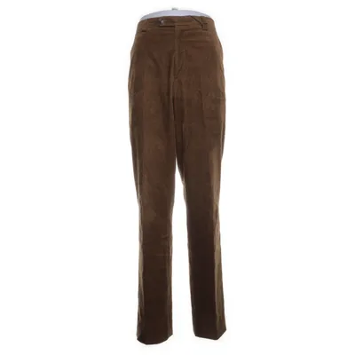 Corduroy broek (Bruin) van GIL Katoen, Elastaan