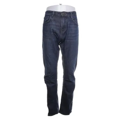 Spijkerbroek (Blauw) van Massimo Dutti Katoen, Elastaan