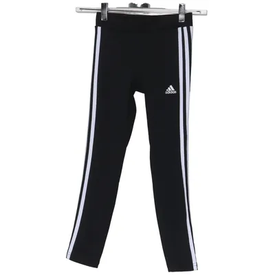Collants de sport (Noir, Blanc) de Adidas Élasthane, Polyester