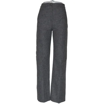 Suit pants (Gray) from Sézane Viscose, Wool