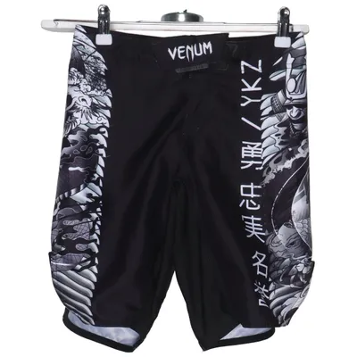 Short de sport (Noir, Blanc, Gris) de Venum Élasthane, Polyester