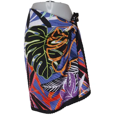 Sarong (Blue, Multicolored) from Zara Accessories Polyester