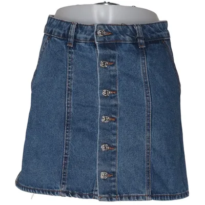 Denim skirt (Blue) from Mango Denim Organic cotton