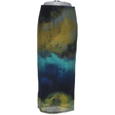 Maxi rok (Blauw, Geel, Meerkleurig) van Edited Elastaan, Gerecycled polyester