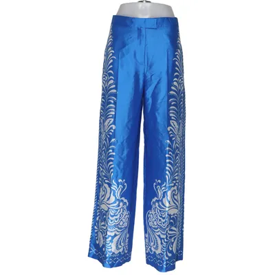 Jakkesætsbukser (Blå, Hvid) fra Zara Polyester