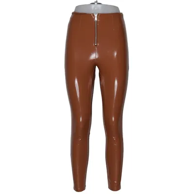 Vinyl pants (Brown) from Calzedonia Elastane, Polyester