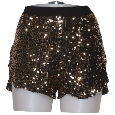 Short (Noir, Or) de H&M Viscose