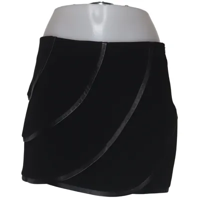Kjol (Svart) från Diane von Furstenberg Acetat, Elastan, Skinn, Polyester