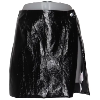 Jupe en vinyle (Noir) de Missguided Petite Élasthane, Polyester, Polyuréthane