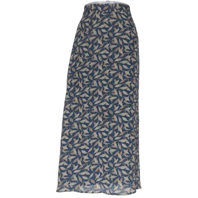 Jupe longue (Bleu, Beige) de Lane Bryant Polyester
