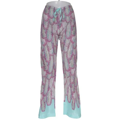 Palazzo pants (Purple, Turquoise, Multicolored) from Custo Barcelona Cotton, Silk