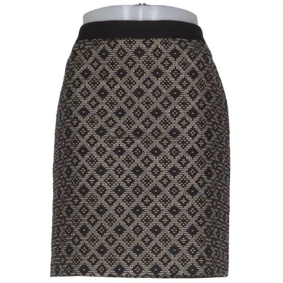 Jupe (Noir, Or) de 123 Paris Acétate, Coton, Polyester