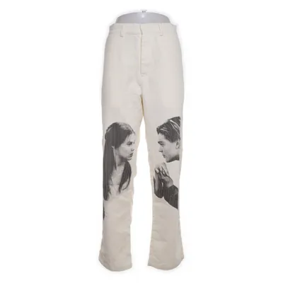 Corduroy broek (Wit) van Empty Reference