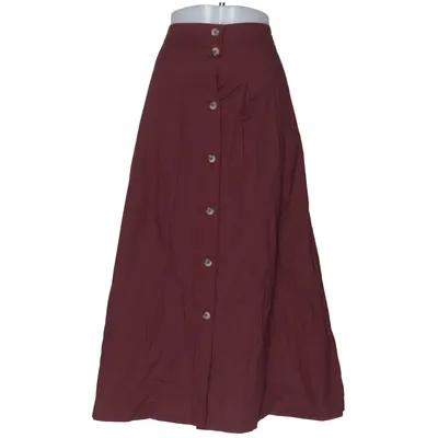 Långkjol (Röd) från Xandres Elastan, Ekologisk bomull