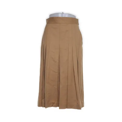 Nederdel (Beige) fra Massimo Dutti Elastan, Viscose, Uld