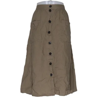 Skirt (Beige) from Bodyflirt Cotton, Linen