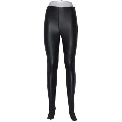 Læderbukser (Sort) fra Maison Martin Margiela x H&M Bomuld, Elastan, Læder