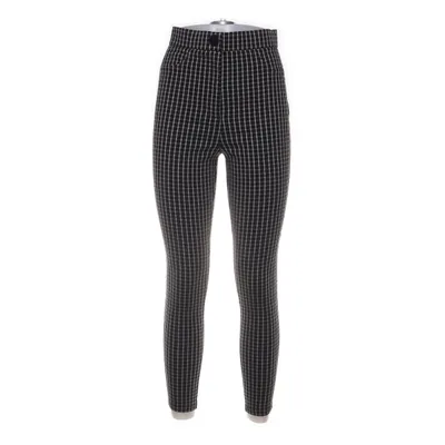 Broek (Zwart, Wit) van Zara Elastaan, Polyester, Viscose