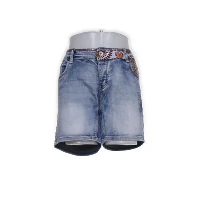 Denim shorts (Blue, Multicolored) from Zac & Zoe Cotton, Elastane, Polyester