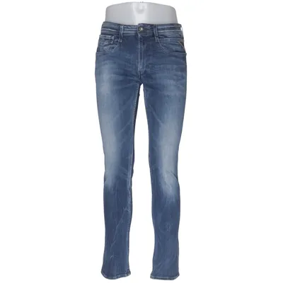 Spijkerbroek (Blauw) van Replay Blue Jeans Katoen, Elastaan