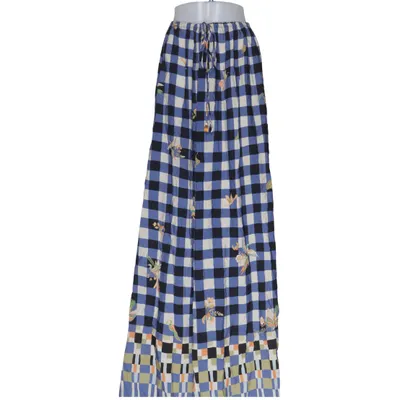 Jupe longue (Bleu, Noir, Multicolore) de Cantão Viscose