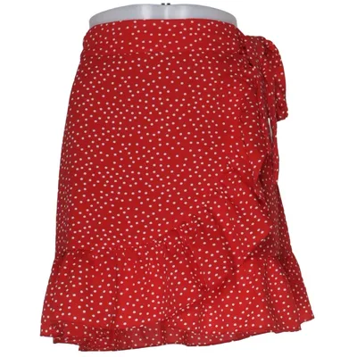 Jupe portefeuille (Rouge, Blanc) de NA-KD Polyester