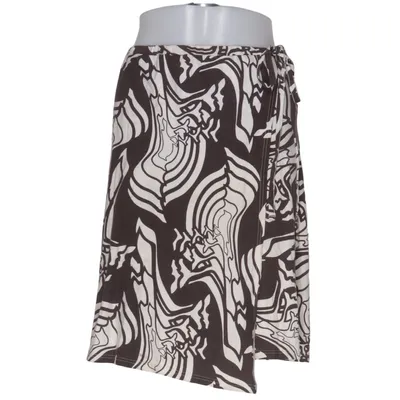 Wrap skirt (Brown, Beige) from Nanso Elastane, Lyocell, Modal