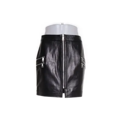 Läderkjol (Svart) från The Kooples Polyester, Skinn