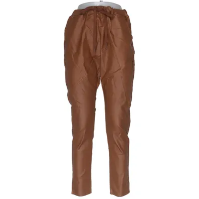 Pantalon (Marron) de Piro Coton, Élasthane, Polyester