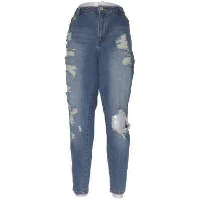 Jeans (Blue) from Forever 21 Cotton, Polyurethane