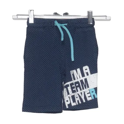 Sweatshort (Blauw, Zwart) van Kids Katoen