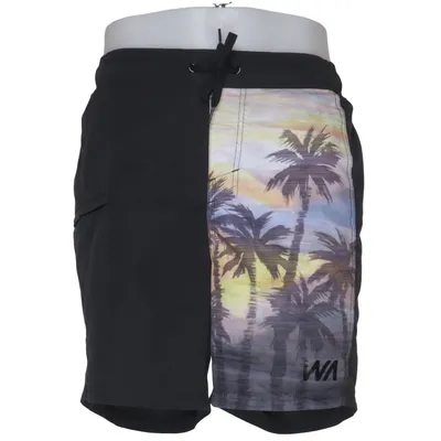 Swim shorts (Black, Multicolored) from Warp Polyester