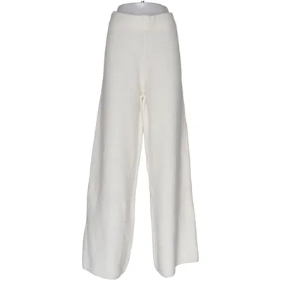 Palazzo pants (White) from Maja Nilsson Lindelöf x Gina Tricot Acrylic, Alpaca wool, Elastane, Polyester