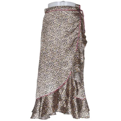 Wrap skirt (Beige, Black) from Beck Söndergaard Polyester