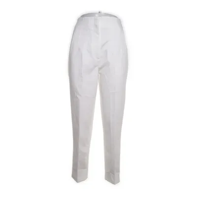 Pantalon de costume (Blanc) de Zara Élasthane, Polyester, Viscose