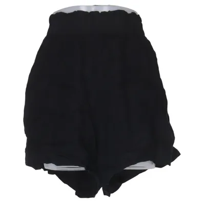 Short (Noir) de H&M Coton, Lin, Viscose
