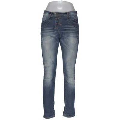 Jeans (Blå) fra Please Vintage Glam Bomuld, Elastan