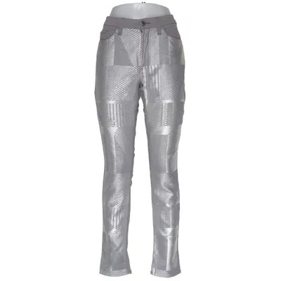 Pants (Gray, Silver) from 7 for All Mankind Acrylic, Cotton, Elastane, Nylon, Polyester, Viscose
