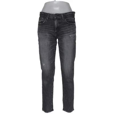 Jeans (Grå) från Moussy Bomull, Elastan, Skinn, Polyester