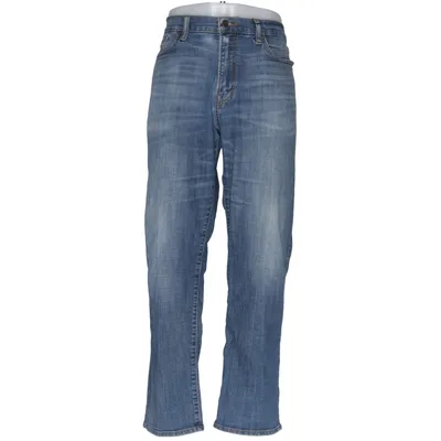 Jeans (Blue) from Lucky Brand Cotton, Elastane, Leather, Polyester