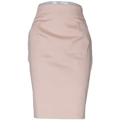 Skirt (Beige) from Cottonade Cotton, Elastane