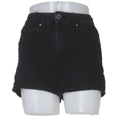 Denim shorts (Zwart) van FB Sister Katoen, Elastaan, Polyester