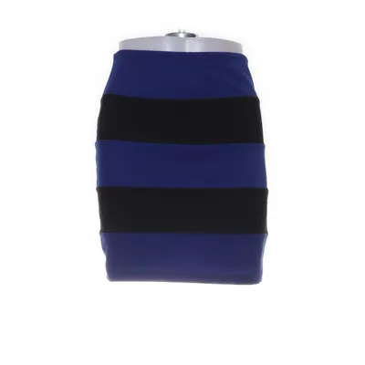 Kjol (Blå, Svart) från Forever 21 Elastan, Polyester