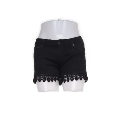 Denim shorts (Zwart) van Crocker Katoen, Elastaan, Polyester