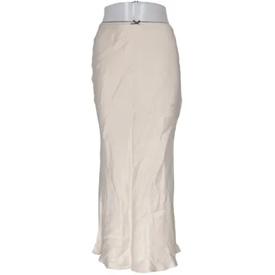 Maxi rok (Beige) van Zara Elastaan, Viscose