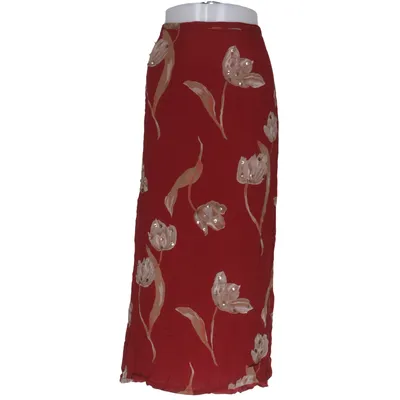 Rok (Rood, Meerkleurig) van Cappuccini Katoen, Viscose