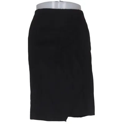 Rok (Zwart) van Emporio Armani Viscose, Wol
