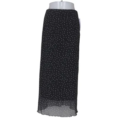 Maxi rok (Zwart, Wit) van Bubbleroom Elastaan, Polyester